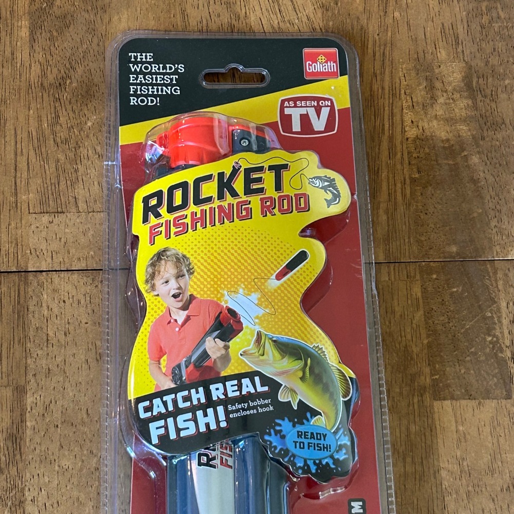 Goliath Rocket Fishing Rod Kids Pump and Launch Fishing Pole As Seen On TV New